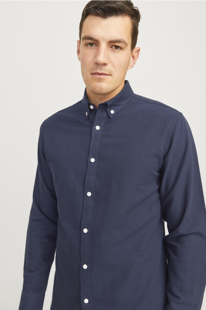 JREBOSCAR SHIRT LS NOOS 12264384 Navy Blazer
